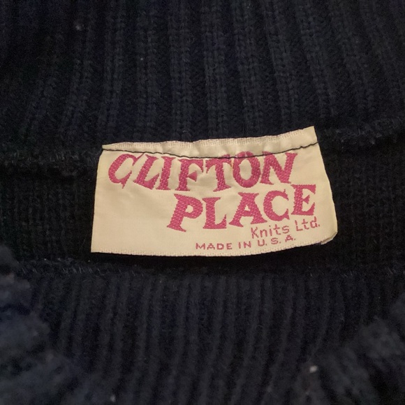 Vintage 80’s Clifton Place Womens Mock Turtleneck sweater size medium - Picture 7 of 7